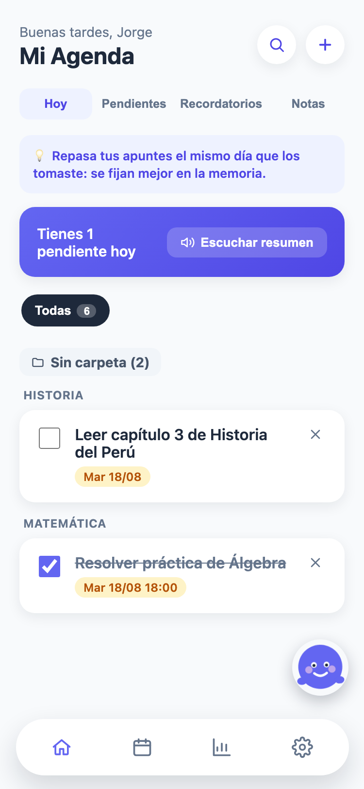 Pantalla Hoy